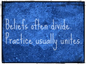 beliefs divide practices unite